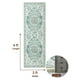 thumbnail image 3 of Sonoro Kate Alfombras de 2x6 para Salón Recámara, Alfombra Interior Boho Antideslizante Lavable a Máquina, Verde, 3 of 7