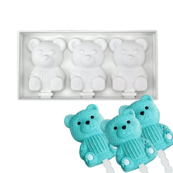 Popsicle Silicone Mold – Soft Ice Cream & Ice Lolly Mold for DIY Ice Candy, Cute Shapes for Summer Treats