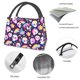 thumbnail image 4 of Easygdp Skull colorful mushroom rainbow Bolsa de Almuerzo Insulada Reutilizable, Bolsa de Mano y Bandolera para Oficina, Trabajo, Viajes, 4 of 6
