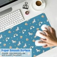 thumbnail image 4 of Long Mouse Pads for Desk,Blue Cartoon Unicorn Rainbow Cloud Star Balloon Desk Mats on Top Of Desks, Desk Mouse Pad Extra Large with 3mm Non-Slip Base and Stitched Edge for Gaming,Work,Home 31.5"x15.7", 4 of 5
