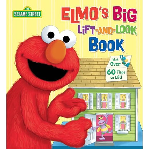 Pre-Owned Elmo's Big Lift-And-Look Book (Sesame Street) (Great Big Board Book) Paperback