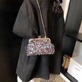 thumbnail image 2 of Bolso La Tarde Embrague Noche Cartera Con Lentejuelas para Mujeres Piesta Bodas, 2 of 9