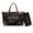 Black-Dragonfly Boho Mandala Moon, variant on Deer Printed Handbag and Wallet Set Lightweight Shoulder Purse Tote Bag with Wristlet Wallet for Women Ladies Waterproof Top Handle Handbags for Travel, Blue