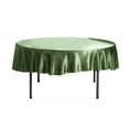 thumbnail image 6 of Efavormart 90" Moss Green Wholesale Linens SATIN Round Tablecloth for Kitchen Dining Catering Wedding Birthday Party Events, 6 of 10