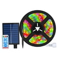 thumbnail image 4 of Tira de luces LED solares jinwen 10 m Cuerda de luces para escaleras piscinas y exteriores Cuatro colores, 4 of 8