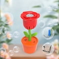 thumbnail image 1 of Bubble Machine Flower Bubble Maker Flower Pot Bubbles Machine Automatic Bubble Maker Toy with Musical for Kids Birthday Summer Toys Wedding, 1 of 2