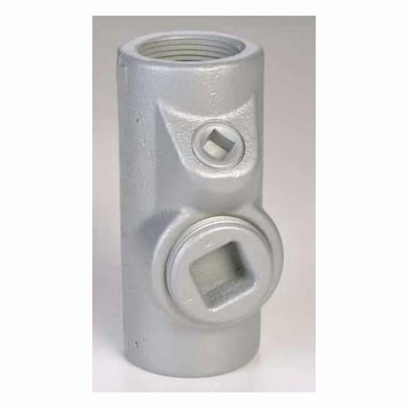 Appleton Electric IMC Sealing, 2 in, Threaded, Iron, Zinc Plated, Silver EYF-200