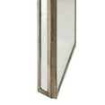 thumbnail image 4 of HomeStock Coastal Cool 27.3 x 16.2 x 24 Inch Silver Nesting Side Table Set of 2 with Mirrored Wood Frame and Elegant Glass Inserts for Living Spaces, 4 of 6