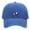 Washed Cap-Blue, variant on Cute Lazy Panda Embroidery Adjustable Adult Washed Baseball Dad Hat, Curved Brim Sun Hat for Daily Outdoor Activities