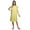Medium Yellow, variant on Moomaya Short Sleeve Nursing Solid Cotton Poplin Women Sleepwear Night Gown