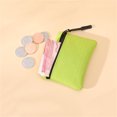 thumbnail image 4 of Women's Oxford Cloth Solid Color Mini Zipper Coin Purse Key Bag Portable Wallet Card Storage Bag, 4 of 4