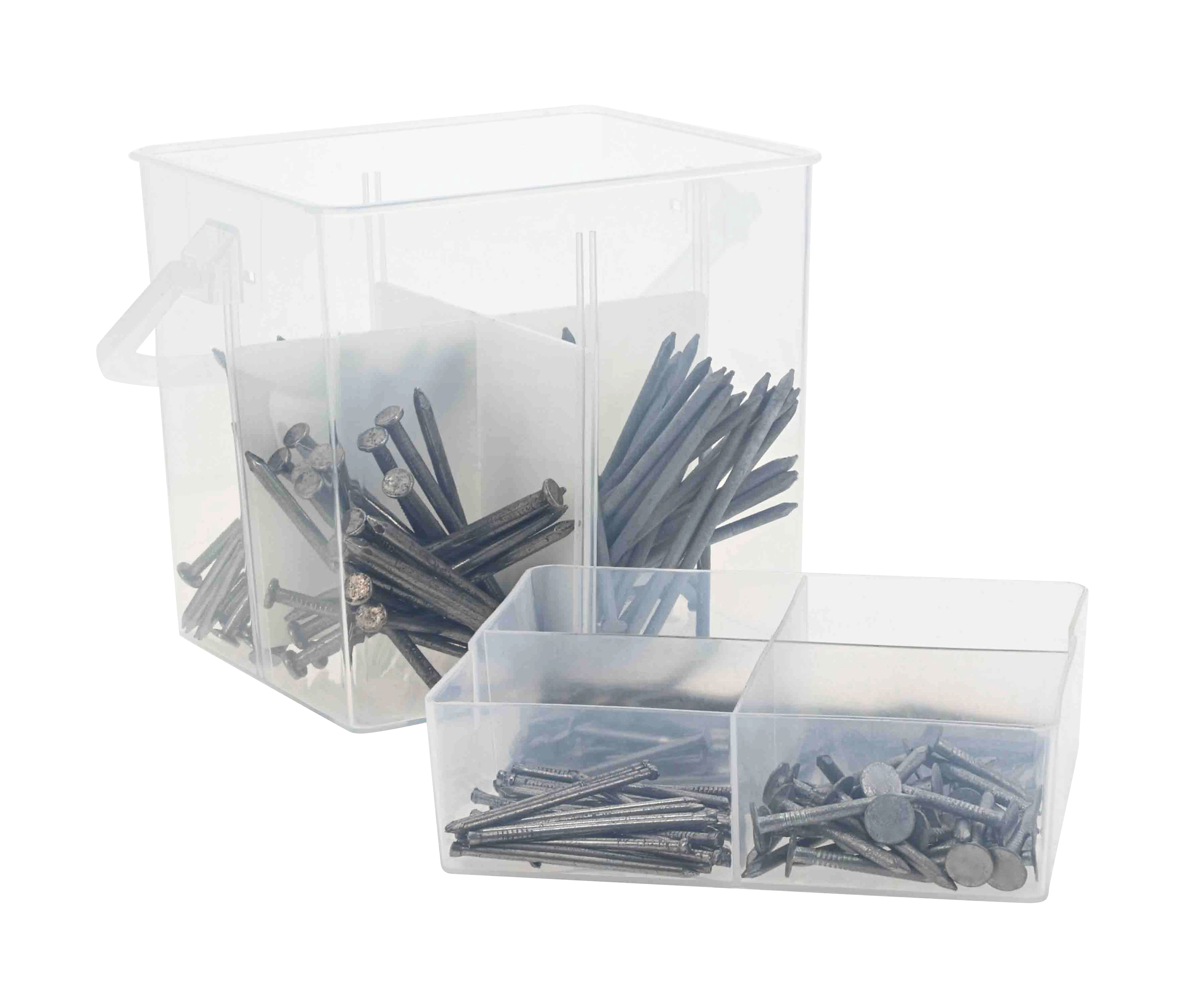 Fas-n-tite Interior and Exterior Screw Assortment Kit, Various Sizes, Steel, Bright and Galvanized, Silver, 285 pack