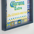 thumbnail image 5 of American Art Decor Corona Extra Beer Framed Art Print , Blue - 14.25" H x 14.25" L x 1.75" D, 5 of 6