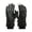 Black, variant on COMVALUE Winter Windproof Waterproof Ski-Gloves Cold Weather Thick-Lined Snowboarding-Gloves (White, One Size)