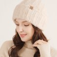 thumbnail image 4 of Women's Beanie Soft Knit Polyester Warm Winter Boucle Hat Cap, 4 of 5