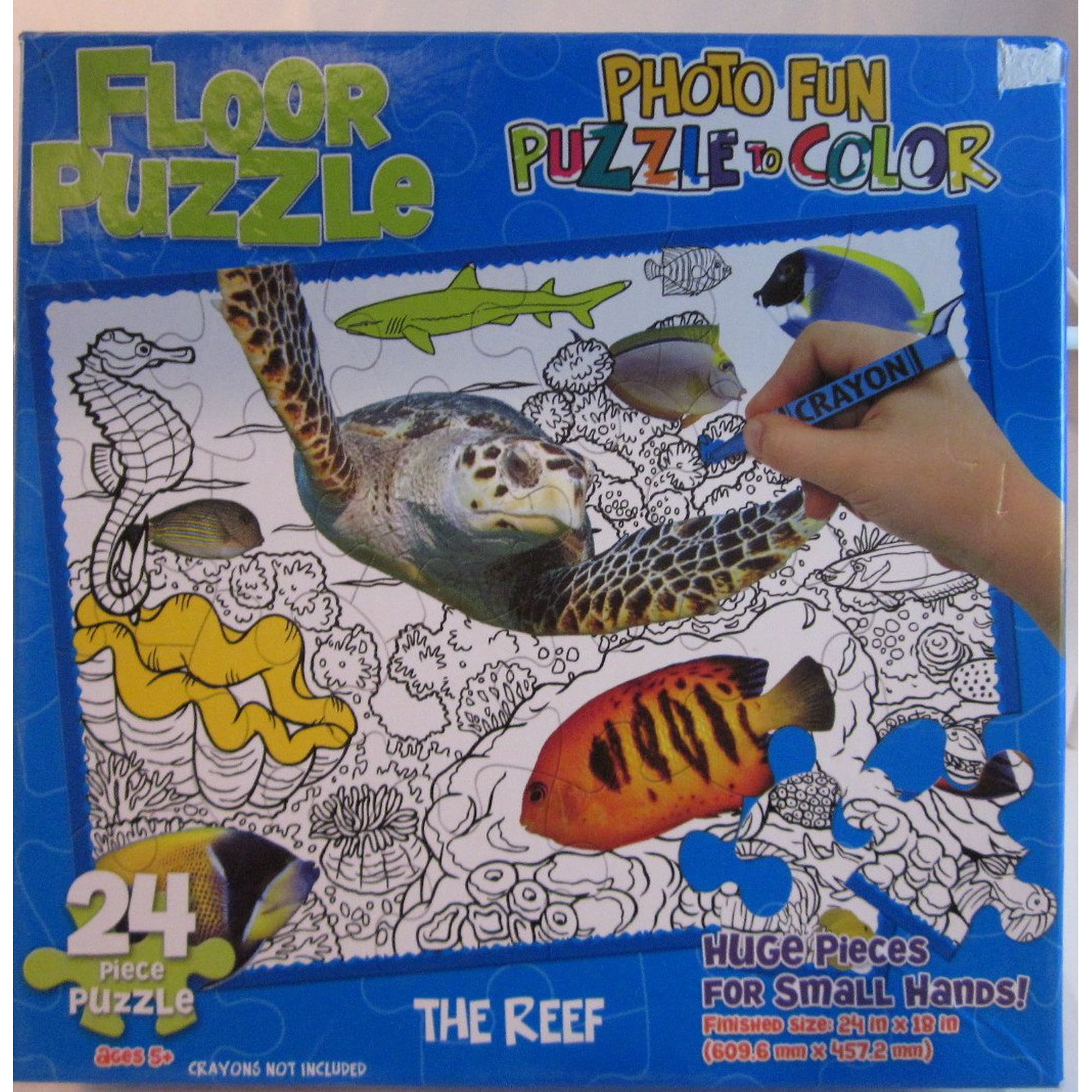Photo Fun Puzzles to Color The Reef