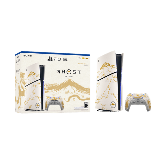 PlayStation 5 Console - Ghost of Yotei Gold Limited Edition Bundle