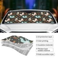 thumbnail image 5 of Bingfone Rabbit Is Eating Carrots Car Windshield Sun Shade Protector Keep Your Vehicle Cool Sun Shield Visor Cover Foldable for Car Truck SUV-Medium, 5 of 8