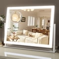 thumbnail image 1 of Espejo de maquillaje ROLOVE Lilighted Hollywood 16,3x12,6 10X blanco, 1 of 6