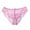 Pink, variant on HBYJLZYG Women's Lace Underwear Low-Rise Panties See Through Comfy Threaded Lace Thong Breathable Soft Stretchy