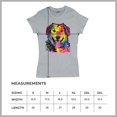 thumbnail image 5 of Tee Hunt Dean Russo Cute Neon Dog T-Shirt Adopt A Pet Colorful Pet Women's T-Shirt Tee, Gray, XX-Large, 5 of 5