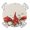 Beige, variant on Boho Floral Round Tablecloth for 36-44 Inch Tables,Fitted Table Cover with Elastic Edge,Farmhouse Vintage Red Blue Flower Plant Waterproof Outdoor Table Cloth Protector for Patio Garden Dinner Picnic