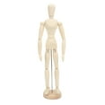 thumbnail image 2 of Drawing Figure Model, 16in Mini Wooden Mannequin Home Decorations Develop Hands On Ability  For Bedside Tables For Bookshelves   For Desks, 2 of 8