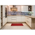 thumbnail image 6 of Ahgly Company Machine Washable Indoor Rectangle Contemporary Red Area Rugs, 7' x 10', 6 of 7