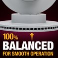 thumbnail image 6 of Metrix Premium Chassis Parts - 12.01 inch (305 mm) Front Coated Ventilated Disc Brake Rotor Fits 2001-2003 Ford Explorer Sport, 2001-2005 Explorer Sport Trac, 2003-2011 Ranger, Mazda B4000 680027FZN, 6 of 8