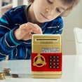 thumbnail image 1 of Teissuly Banking Play Toys For Kids, Mini ATM Auto Scroll Paper Coin Bank Money Saving Box With Password, Cashes & Coins Saving Box For Boys And Grils Gifts Toys Black Teissuly WER202312134132, 1 of 8
