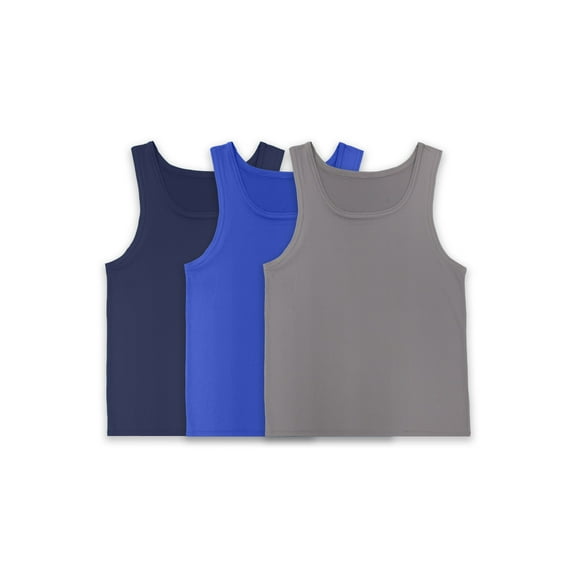 Fruit of the Loom Men's 360 Stretch Cooling Tank Undershirts, 3-Pack