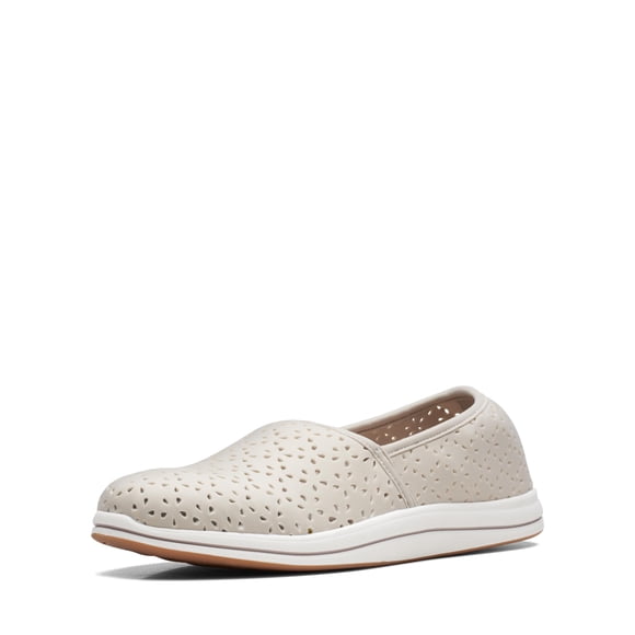 Mocasín para mujer Clarks Breeze Emily, sintético topo, talla 9 US