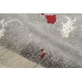 thumbnail image 6 of Twilight Grey/Red Area Rug - 8'6" x 11'6", 6 of 7