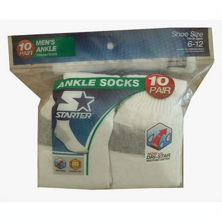 Men's Ankle Socks, 10-Pack