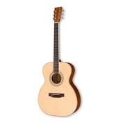 Zager Smaller "OM" Size ZAD50 Solid Spruce/Mahogany Acoustic Guitar - Natural Finish