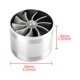 thumbnail image 3 of Turbo Admisión Automática Btafrte Universal para Automóvil Un Lado para Camión Vehículo plata, 3 of 8