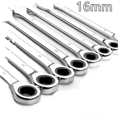 

Homeex Quick Wrench Dual-purpose Ratchet Double Head 16mm