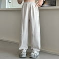 thumbnail image 2 of SUYOLL Teen Girls Pants Medium and Large Straight Pants Loose Casual Wide Leg Elegant Stylish Pants 4-13 Years, 2 of 4