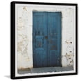 thumbnail image 2 of Marmont Hill Blue Wooden Door Framed Painting Print, 2 of 6