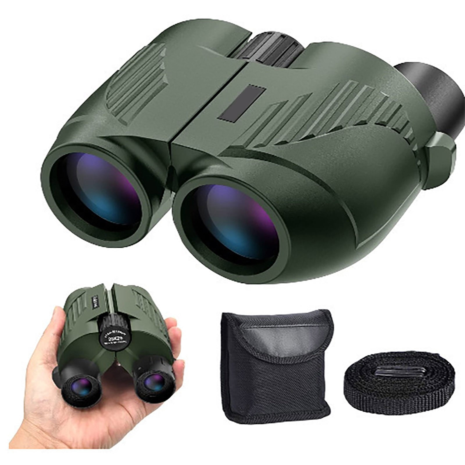 Compact Binoculars for Bird Watching Hiking and Outdoor Adventures - 20X25 Easy Focus Binoculars for Adults and Kids