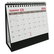 Office Accessories Supply 2024 Desk Calendar Tent Desktop Decor Paper