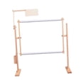 thumbnail image 4 of Soporte para aro de bordado, soporte para marco de bordado de madera giratorio para trabajos manuales, adorno, regalos versátiles, para estante, 4 of 8