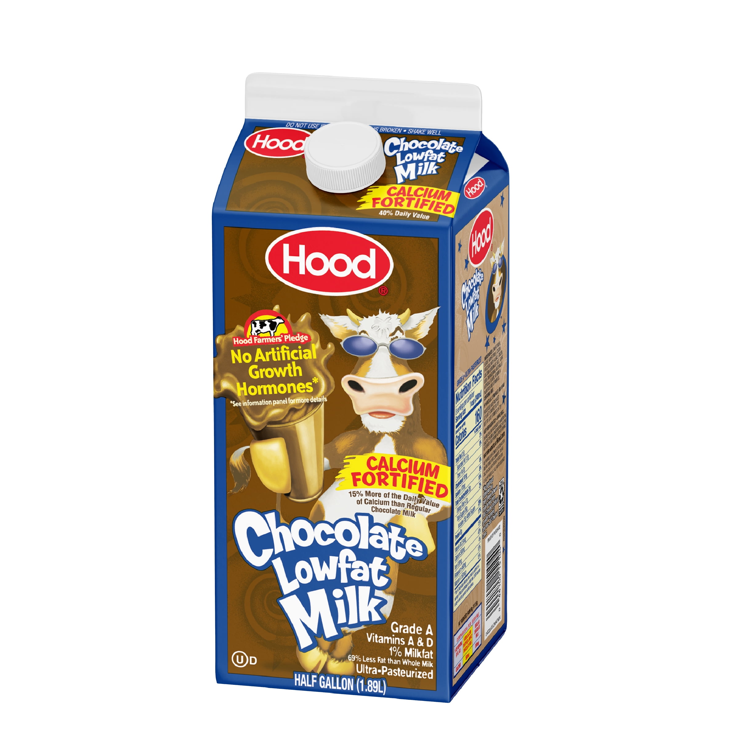Hood Chocolate Lowfat Milk, 64 oz