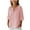 Pink-01, variant on Avrntaa Girls Cotton Linen T-Shirt Casual Half Sleeve Tee Tops Loose Button V Neck Basic Shirts