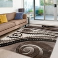 thumbnail image 2 of MDA Rug Imports Rhodes Collection Abstract Swirl Area Rug Purple 3'5'' X 5'5'' 4' x 6' Living Room,Bedroom,Dining Room Rectangle, 2 of 5