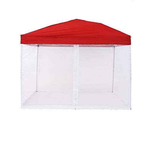 Only Mosquito Net, Outdoor Tent Not Including DIY Screen Wall for Patio Gazebo Canopy PCAFRS Mosquito Netting with Zipper for Outdoor 10x10 Pop Up Canopy Tent 