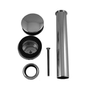 Duravit 0050521092 Metal Push-Pull Drain, Polished Chrome