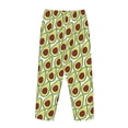 thumbnail image 3 of Lsque Avocado Print Women's Pajama Pants, Lounge Pant - Comfortable Home Wear,Elastic Waistband, Stylish Design-X-Large, 3 of 9