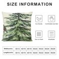 thumbnail image 5 of SHANXI Christmas Trees Throw Pillow Covers , Winter Holiday Cushion Case Decoration for Sofa Couch 24x24in, 5 of 5