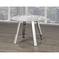 thumbnail image 1 of Table à manger Mable, blanc/argent, 1 of 2